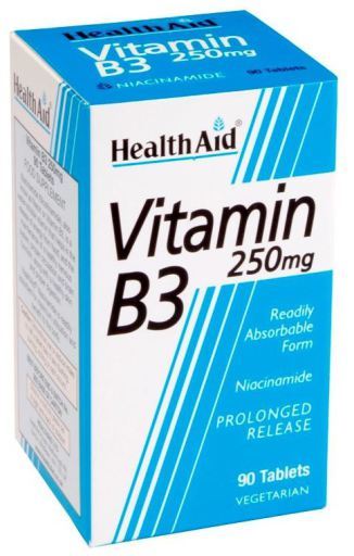 HealthAid Vitamin B3 Niacinamide 90 Tablets