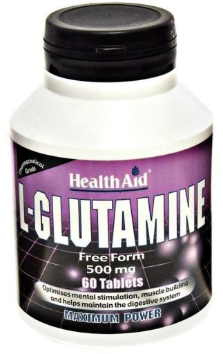 HealthAid L Glutamine 500 mg 60 Tablets