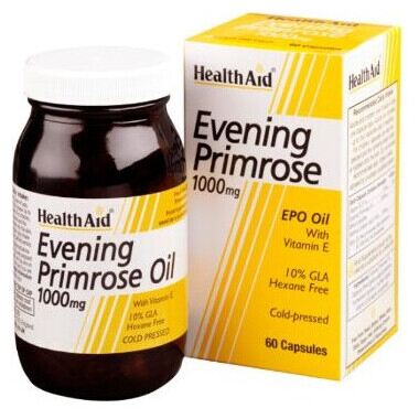 HealthAid Evening Primrose Oil 1,000 mg 60 Capsules