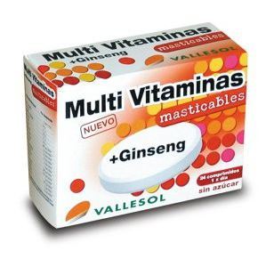 Vallesol Multivitamins + Ginseng 24 Tablets