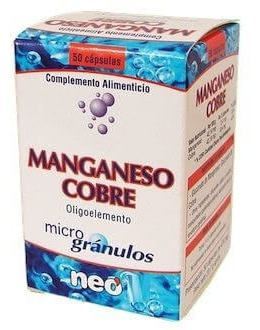 Neovital Health Manganese and Copper Microgranules 50 Capsules