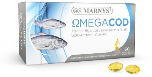 Marnys Omegacod Cod Liver Oil 60 pearls x 510 mg