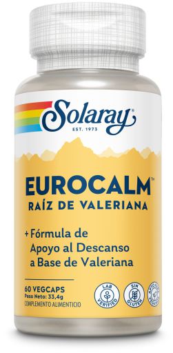 Solaray Eurocalm 60 Vegetable Capsules