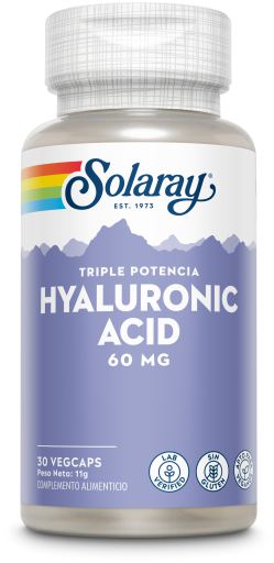 Solaray Hyaluronic Acid 60 mg 30 Capsules