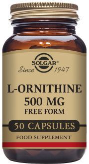 L-Ornithine 500 mg 50 Capsules