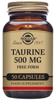 Solgar Taurine 500 mg 50 Capsules