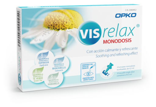 Opko Health VisRelax Eye Drops 10 Single Doses