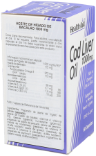 Aceite de H&iacute;gado de Bacalao 60 C&aacute;psulas