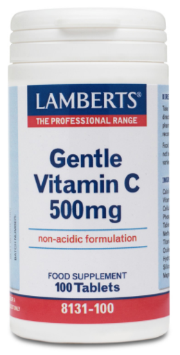 Lamberts Vitamin C 500 mg Non-Acidic Mild Form 100 Tablets