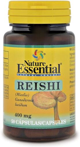 Nature Essential Reishi (mycelium) 400 Mg. 50 Capsules