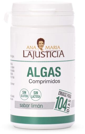 Ana Mar&iacute;a Lajusticia Lemon Flavored Seaweed 104 Tablets
