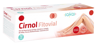 Sakai Cirnol Fitovial Leg Wellness 12 Vials