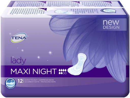 Tena Lady Maxi Night Pads 12 units