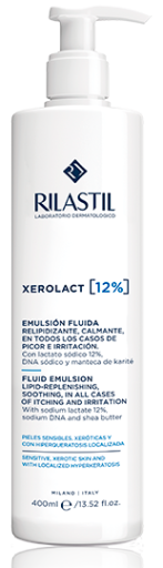 Rilastil Xerolact 12% Milk Fluid Emulsion 400 ml