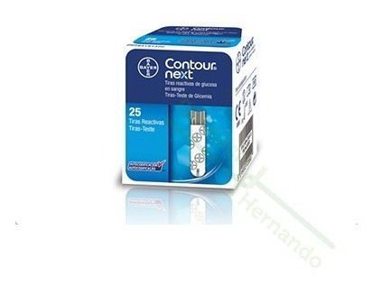Bayer Contour Next Glucose Test Strips 25 units