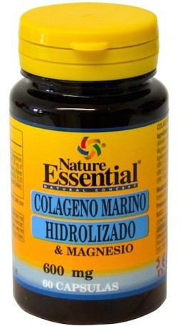 Nature Essential Hydrolyzed Marine Collagen with Magnesium 600 mg 60 capsules