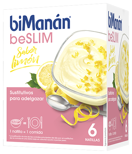 biMan&aacute;n beSlim Lemon Custard 6 Units