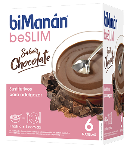 biMan&aacute;n beSlim Chocolate Custard 6 units