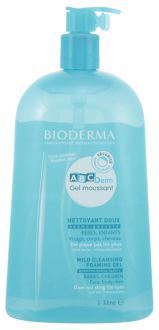 Bioderma ABCDERM Moussant Nettoyant Gel Doux B&eacute;b&eacute;s, Enfants 1000 ml
