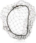 2 invisible bun hair nets, dark brown