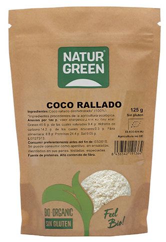 Grated ecological coconut 125g