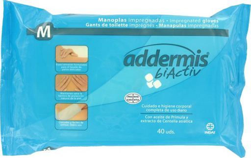 Addermis biActiv Biactiv Soaped Mitten 40 units