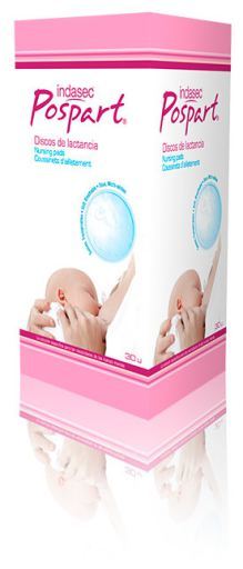 Indasec Absorbent Lactation Discs 30 units
