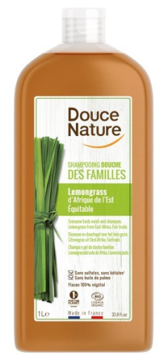Douce Nature Lemongrass Shampoo-Shower Gel 1 L