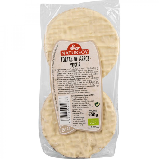 Natursoy Rice cakes with yogurt 100g