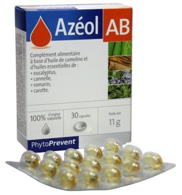 Pileje Azeol AB with Essential Oils 30 Capsules