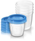 Containers for Breast Milk 5 Units and Lids Containers for Breast Milk 5 Units and Lids