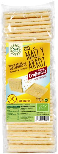 Sol Natural Toasted Corn and Rice Gluten Bio 200 gr
