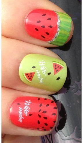 Nail Art Stickers - Melon Patch Broadway
