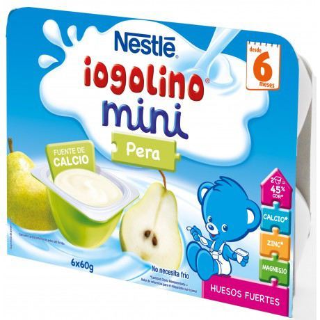 Children's Mini Dairy with Pear 6 x 60 gr