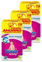 Activity Diapers Size 3 of 4-10 Kg 116 Units