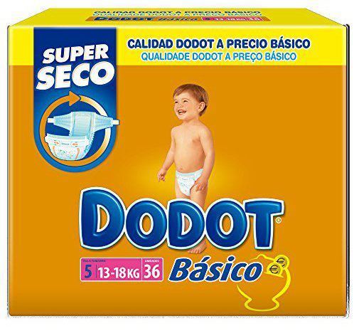 Pa&ntilde;ales B&aacute;sico Talla 5 de 13-18 kg 36 Unidades