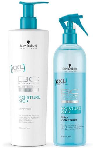 Bonacure Moisture Kick Shampoo 500 ml + Conditioner 400 ml