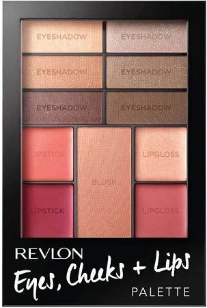 Revlon Makeup Palette Eye Shadows, Cheeks + Lips