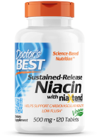 Timerlease Niacin with niaXtend 500 mg 120 Tablets