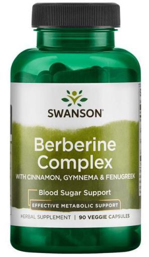 Berberine Complex with Cinnamon, Gymnema &amp; Fenugreek 90 vegetarian capsules
