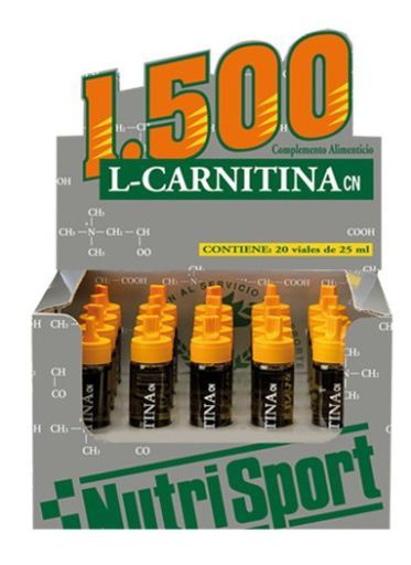 Nutrisport L-Carnitine Strawberry 1500 mg 20 Ampoules