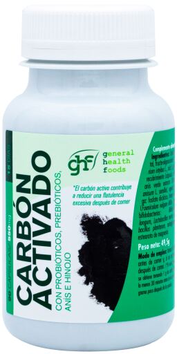 GHF Probiotic Charcoal 550 mg 90 Capsules