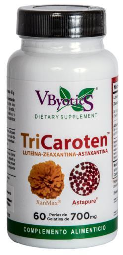 Vbyotics Tricaroten 700 mg 60 Capsules