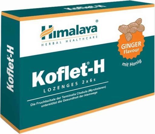 Himalaya Koflet Throat Ginger Flavor 12 Units