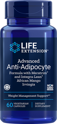 Antiadipocytes with Meratrim and African Mango 60 vegetable Capsules