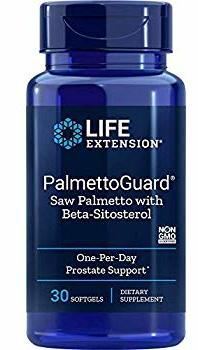 PalmettoGuard Saw Palmetto Nettle root formula with beta sitosterol 30 pearls