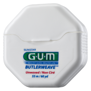 Sunstar Gum Gum Butlerweave Wax and Menthol Floss