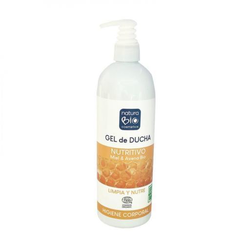 NaturaBIO Cosmetics Organic Honey & Oat Shower Gel 740 ml