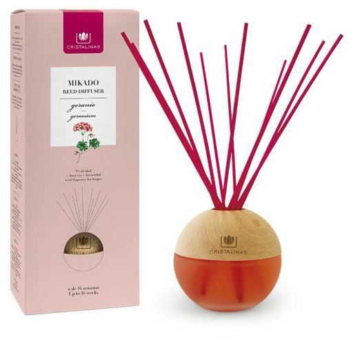 Mikado esfera Premium geranium 180 ml