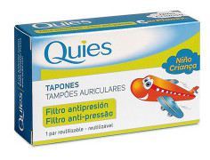 Quies Anti-pressure earplugs for children, 2 units
